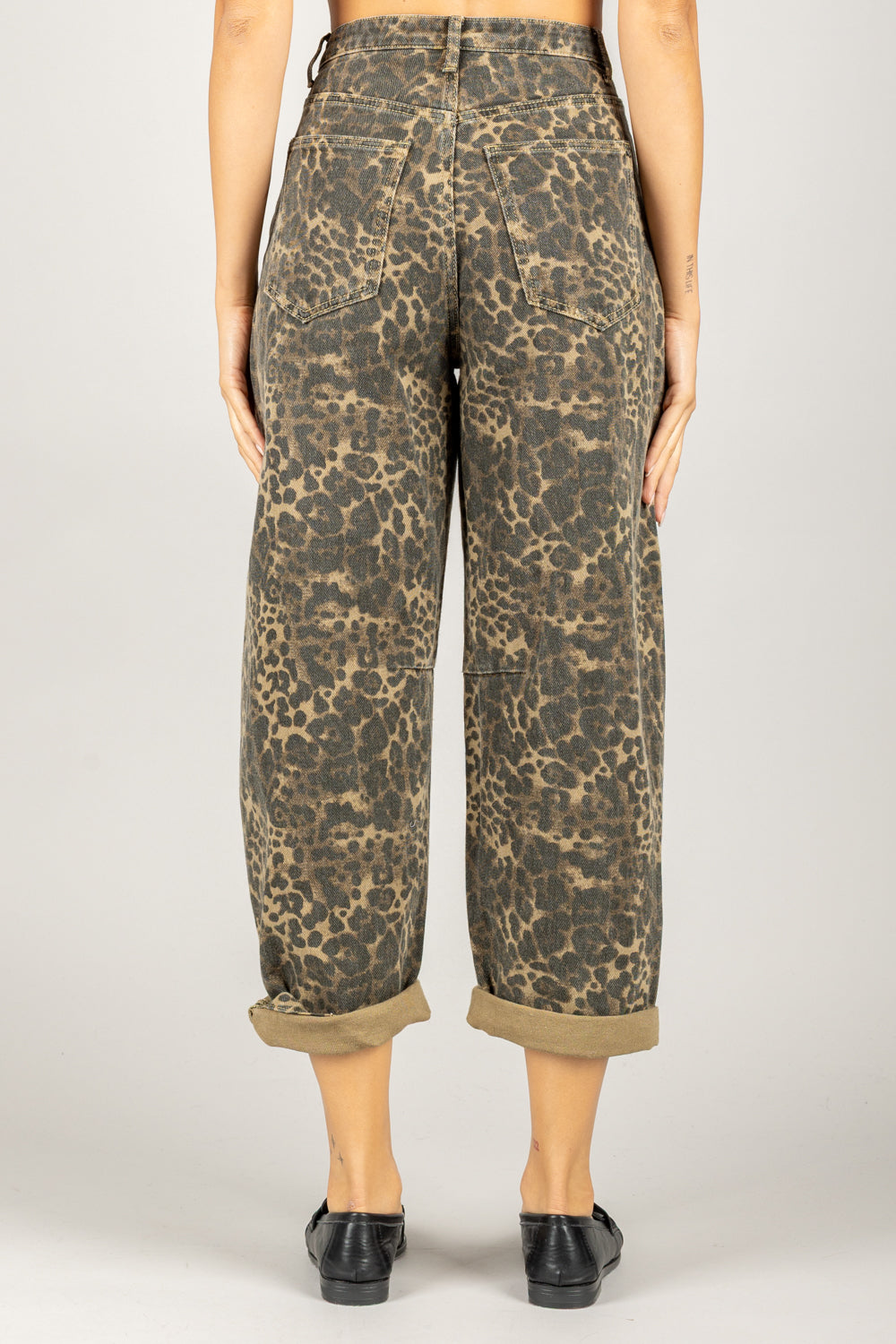 TENSIONE IN - 37513 - JEANS BALOON MACULATO