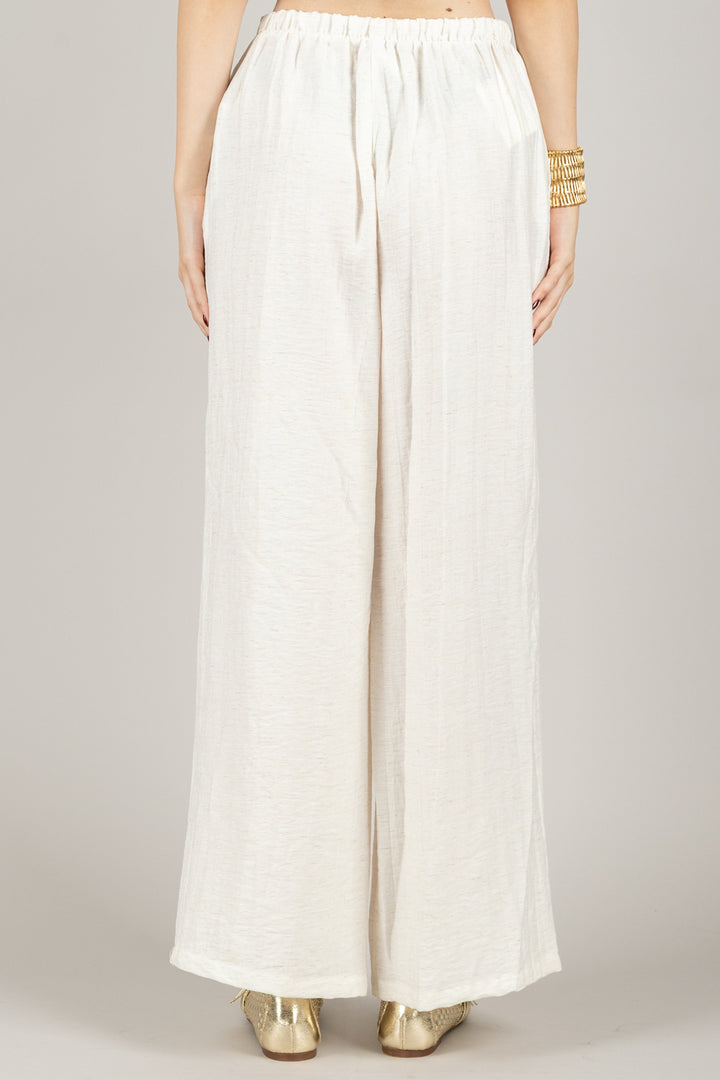TENSIONE IN - 25P7926 - PANTALONE FLUIDO CON COULISSE