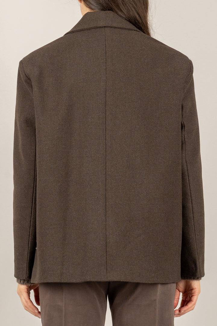 VICOLO - TF2162 - GIACCA CAPPOTTO DOPPIO PETTO