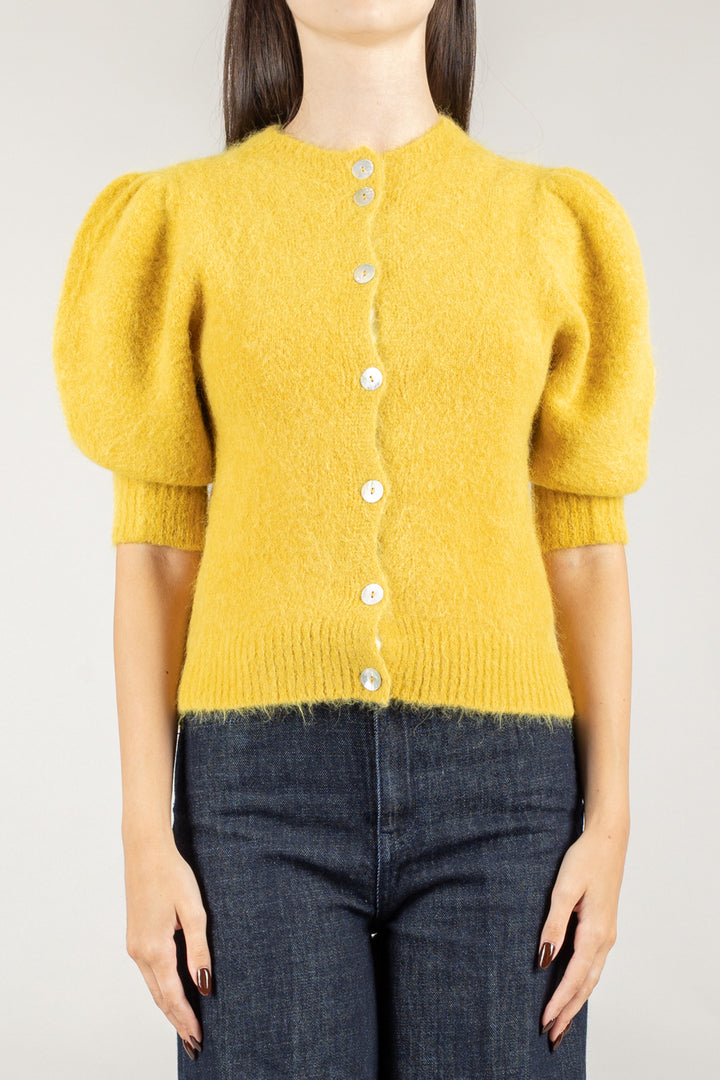 KONTATTO - 3M0873C - CARDIGAN IN MOHAIR MANICA PALLONCINO