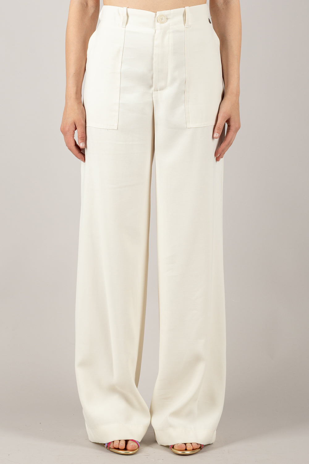 DIXIE - P648W237 - PANTALONE AMPIO CON TASCONI