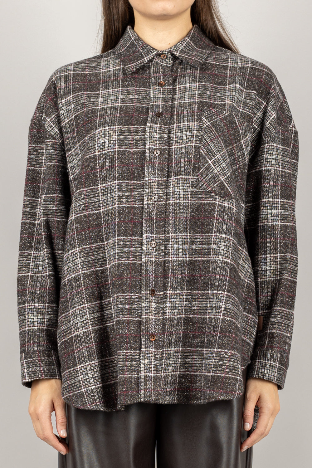 VICOLO - TF1863 - CAMICIA CHECK FLANELLA