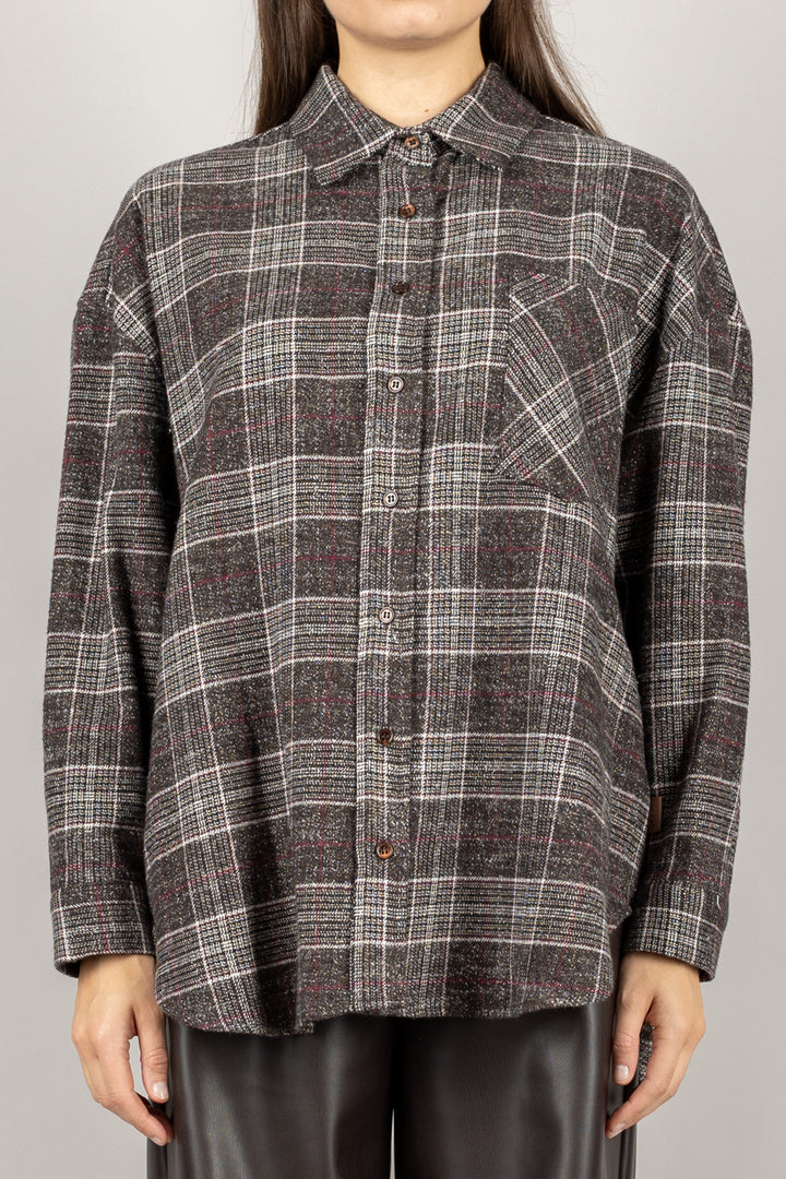 VICOLO - TF1863 - CAMICIA CHECK FLANELLA