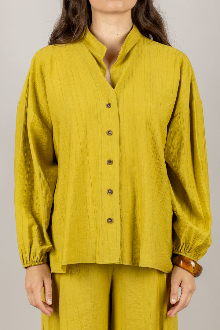 TENSIONE IN - 25C7640 - CAMICIA GOFFRATA