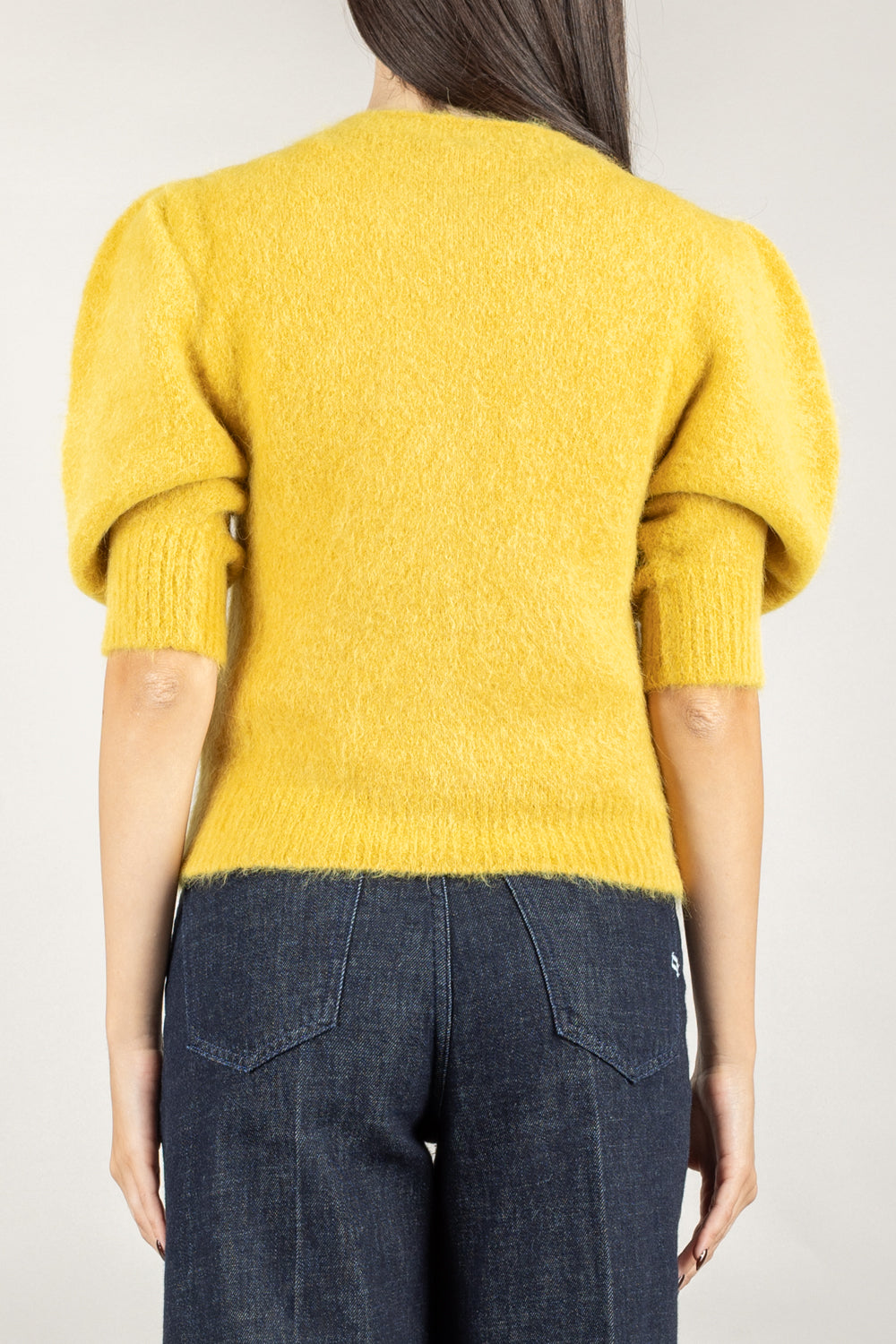 KONTATTO - 3M0873C - CARDIGAN IN MOHAIR MANICA PALLONCINO