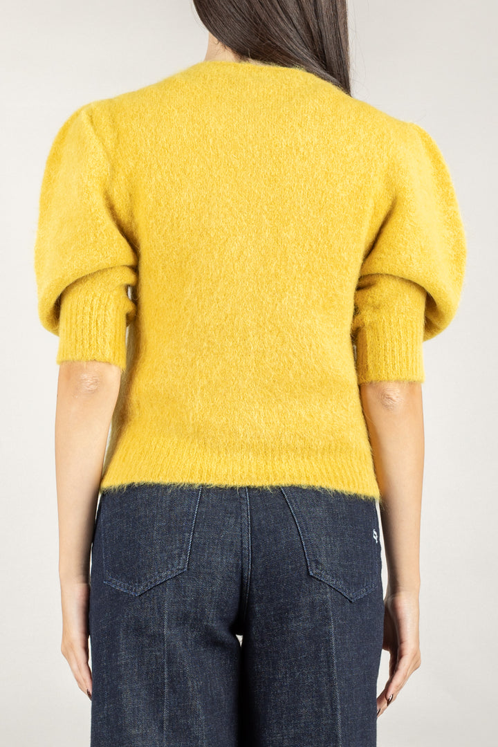 KONTATTO - 3M0873C - CARDIGAN IN MOHAIR MANICA PALLONCINO