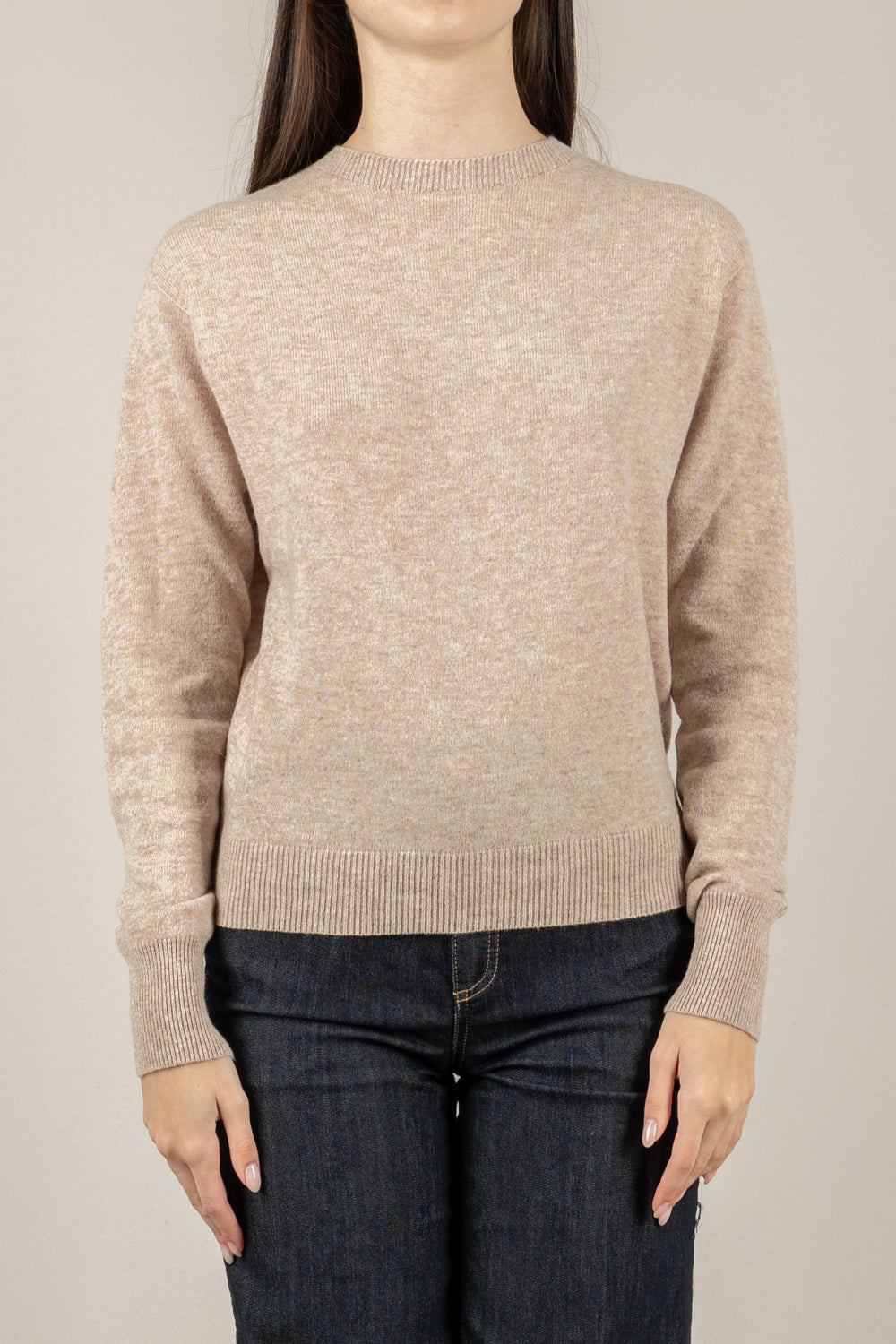 TENSIONE IN - WL104AI25 - MAGLIA GIROCOLLO MANICHE LUNGHE