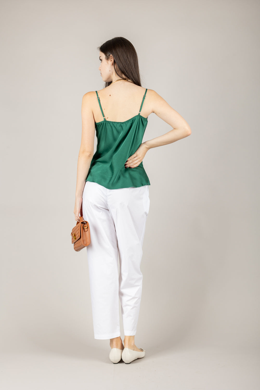 TENSIONE IN - 25P7865 - PANTALONE GAMBA DRITTA CON CINTA
