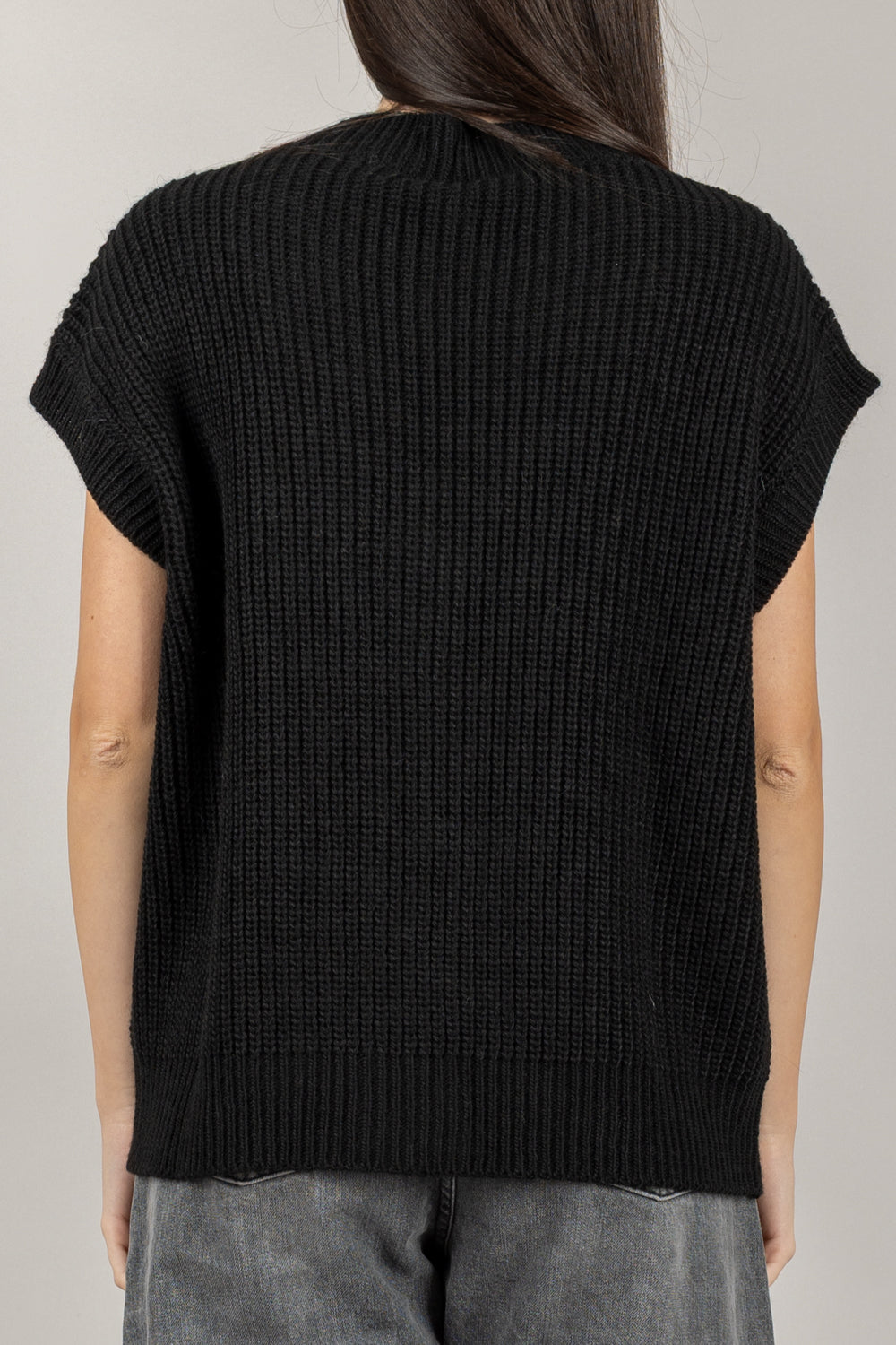 TENSIONE IN - D80941 - GILET OVER TRE BOTTONI
