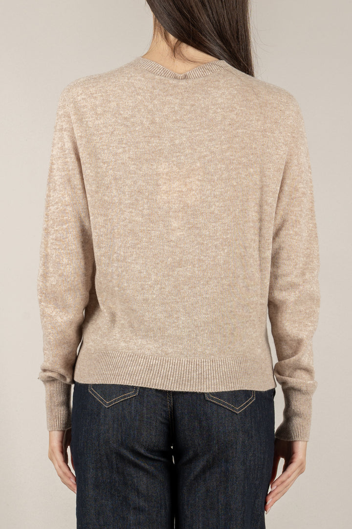 TENSIONE IN - WL104AI25 - MAGLIA GIROCOLLO MANICHE LUNGHE