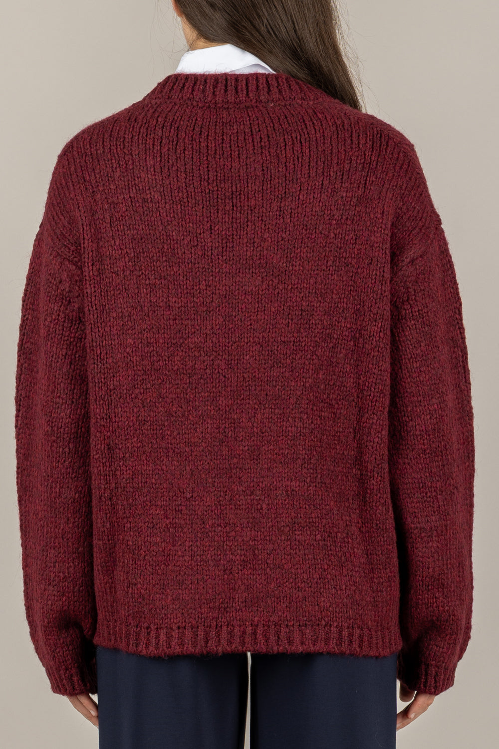 VICOLO - 33063F - MAGLIA SCOLLO A V