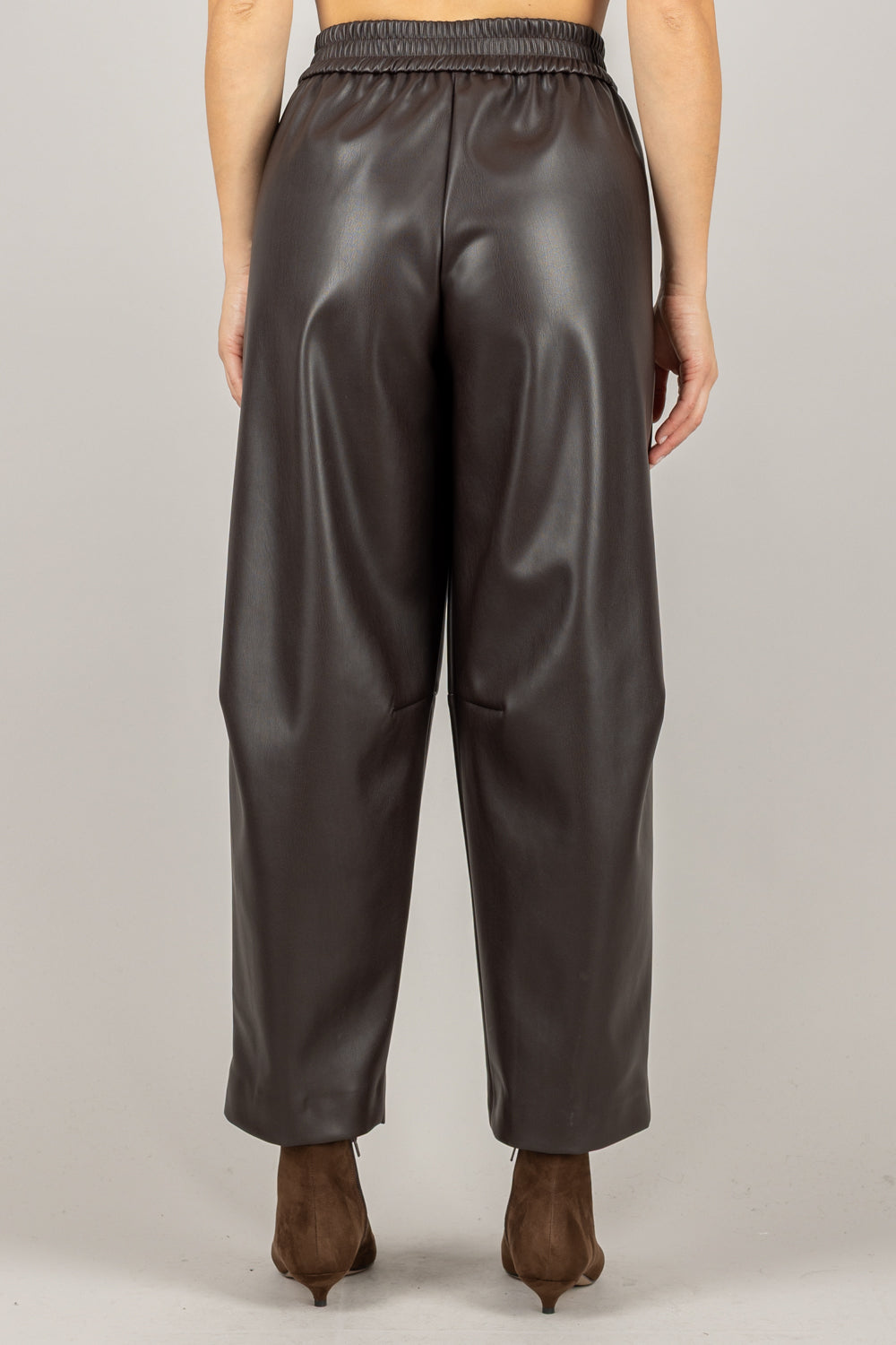 DIXIE - P840Y092 - PANTALONE BARREL ECOPELLE