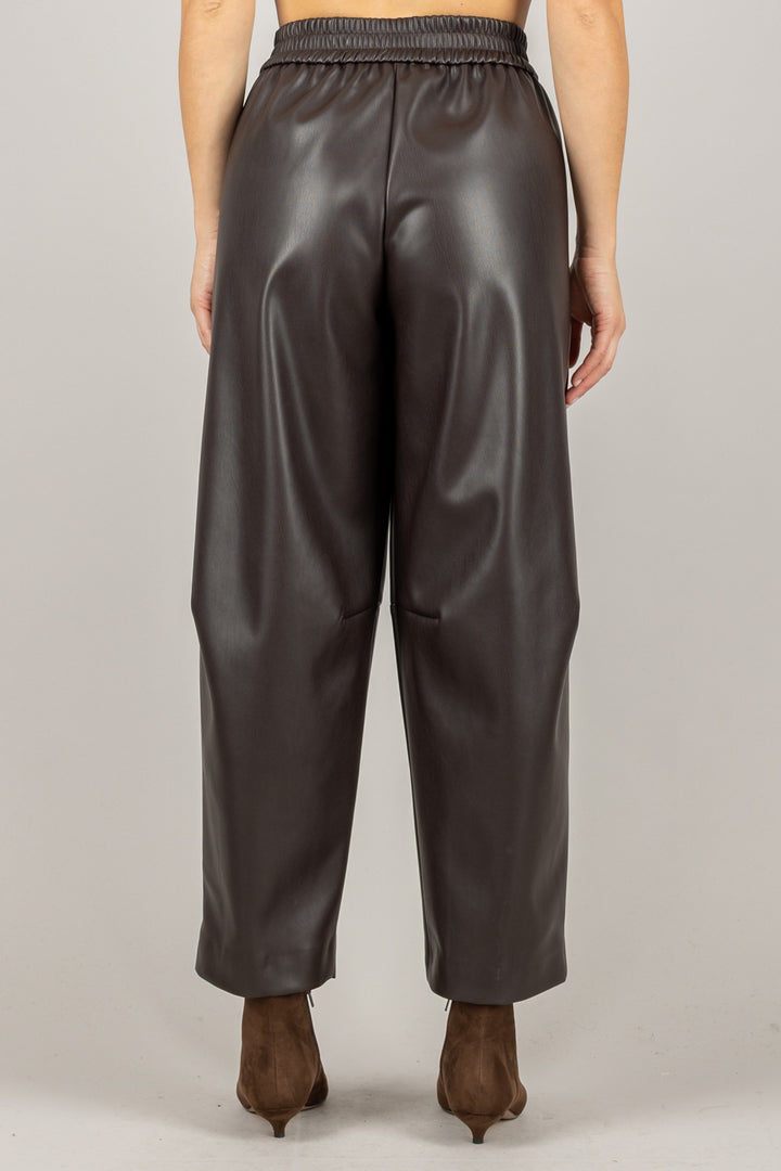 DIXIE - P840Y092 - PANTALONE BARREL ECOPELLE