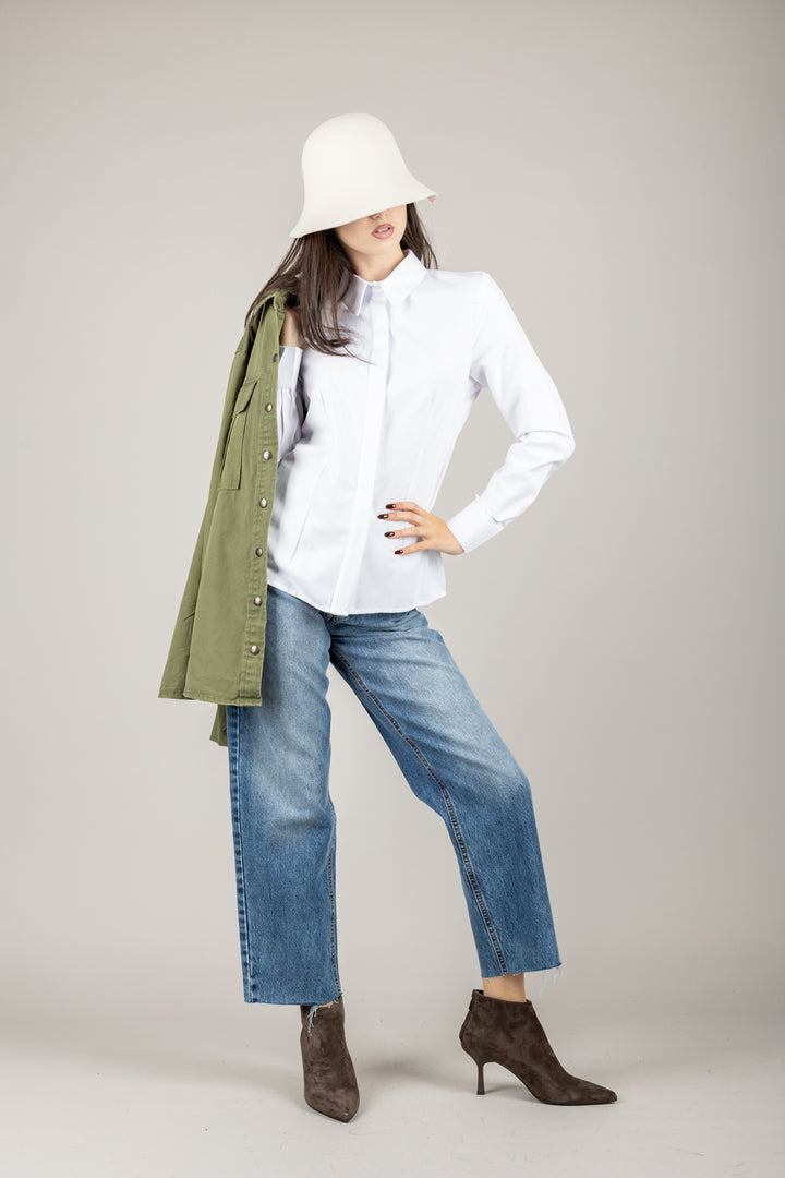 TENSIONE IN - CJ12701  - JEANS TAGLIO VIVO