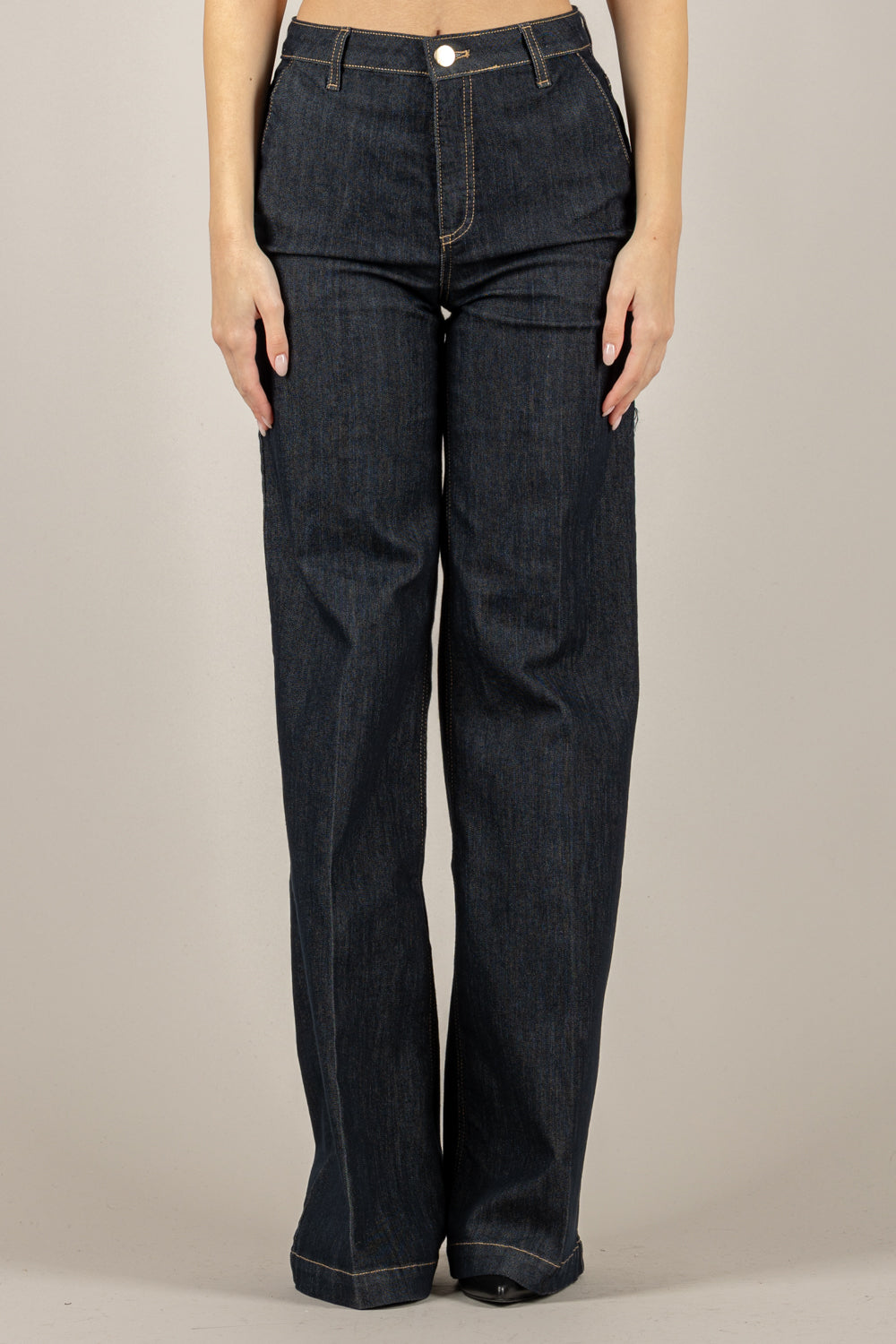 VICOLO - DF5086 - JEANS ELENA PALAZZO