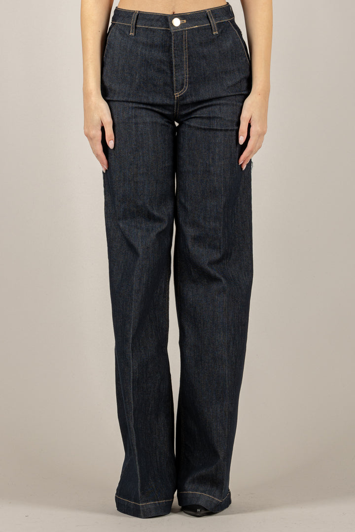 VICOLO - DF5086 - JEANS ELENA PALAZZO