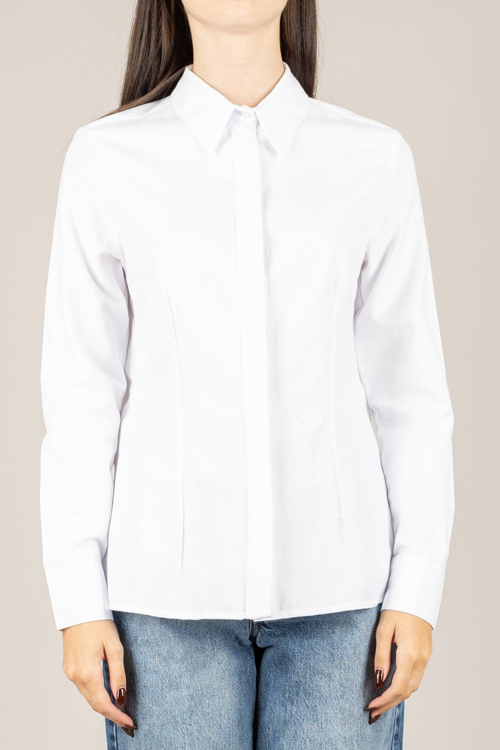 DIXIE - C881Y043 - CAMICIA AVVITATA CON BOTTONI A SCOMPARSA