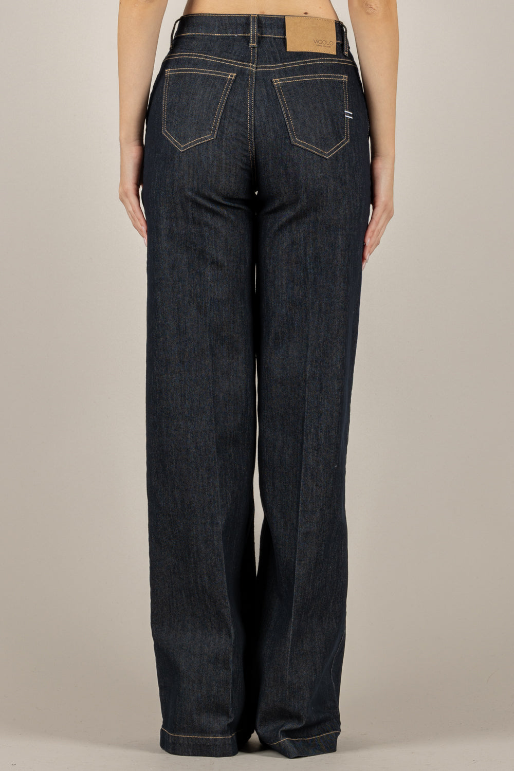 VICOLO - DF5086 - JEANS ELENA PALAZZO