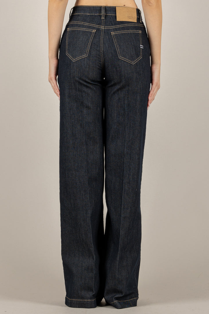 VICOLO - DF5086 - JEANS ELENA PALAZZO