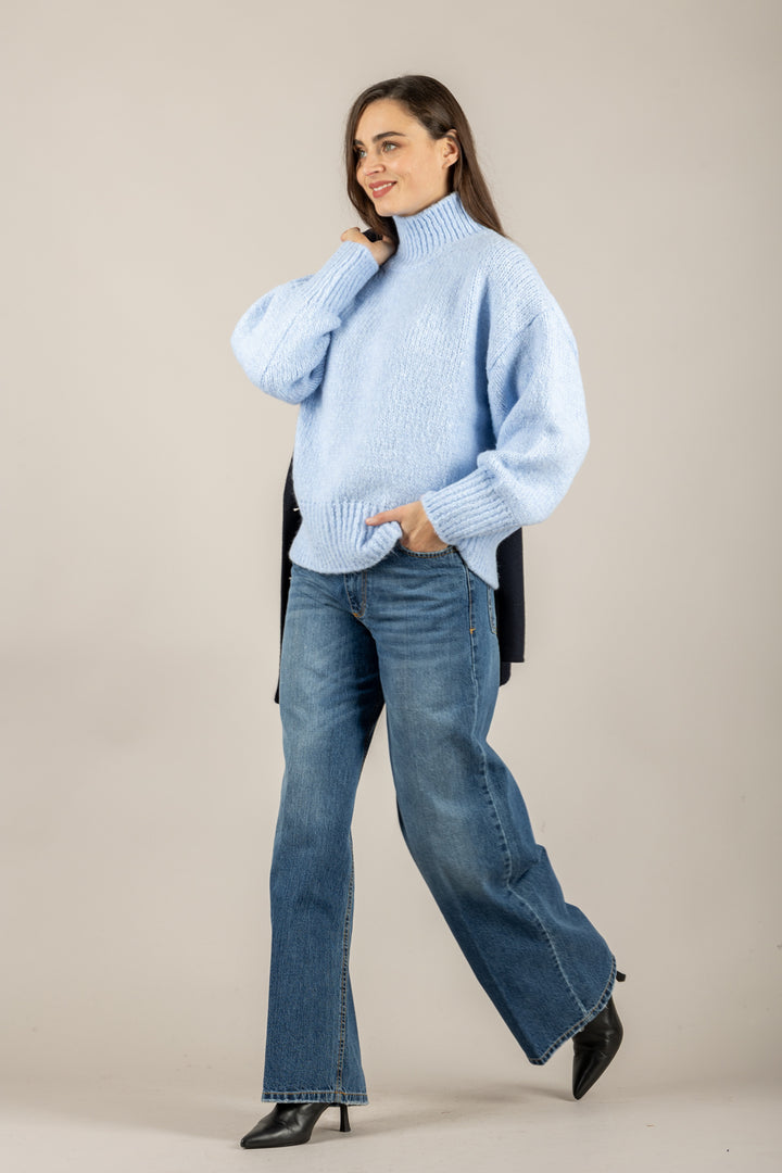 VICOLO - 33062F - MAGLIA COLLO ALTO