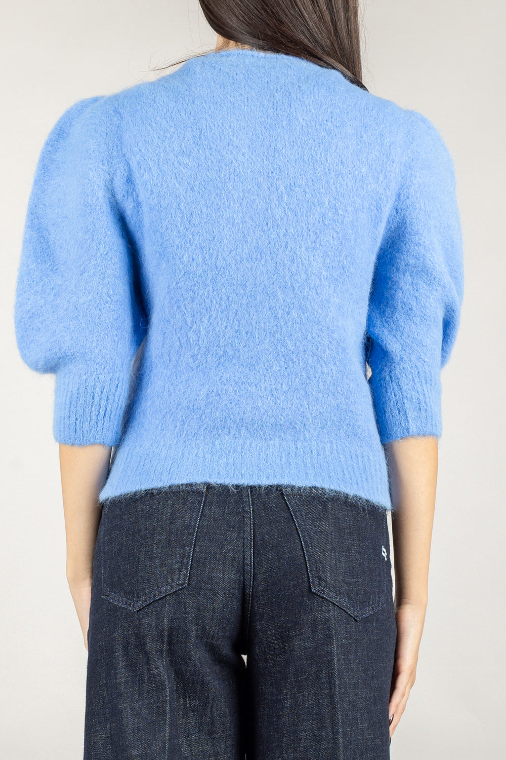 KONTATTO - 3M0873C - CARDIGAN IN MOHAIR MANICA PALLONCINO
