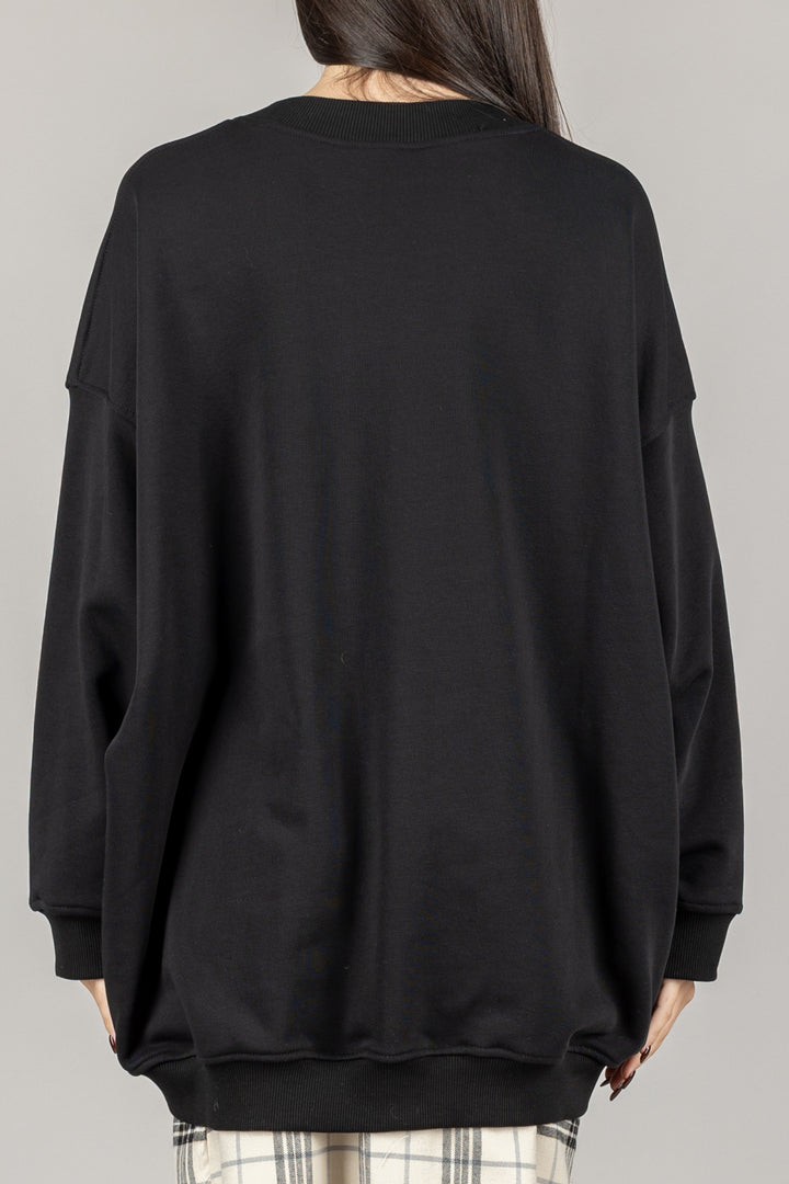 VICOLO - TF0582 - FELPA OVER