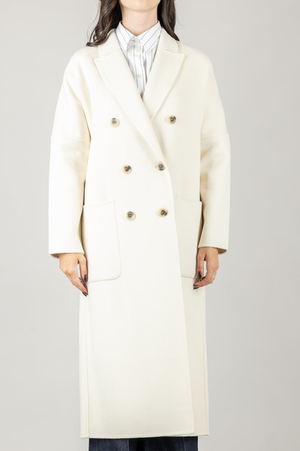 VICOLO - TF0001 - CAPPOTTO DOPPIO PETTO SEI BOTTONI