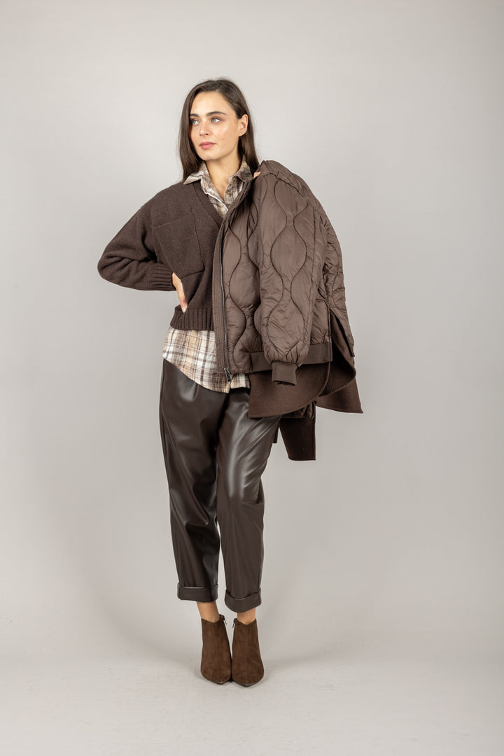 VICOLO - 77032F - CARDIGAN BOTTONI ORO