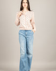 VICOLO - 7AB7039 - CARDIGAN CON BORCHIE ROSA
