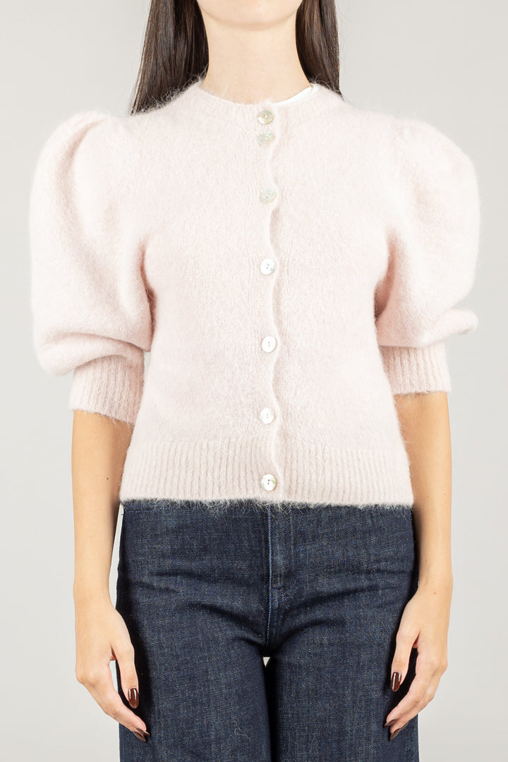 KONTATTO - 3M0873C - CARDIGAN IN MOHAIR MANICA PALLONCINO