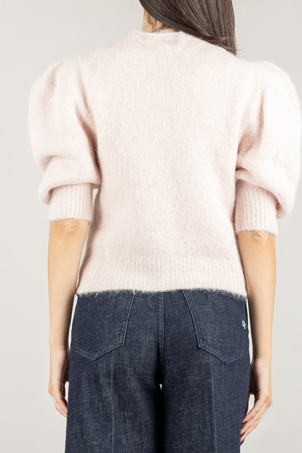 KONTATTO - 3M0873C - CARDIGAN IN MOHAIR MANICA PALLONCINO