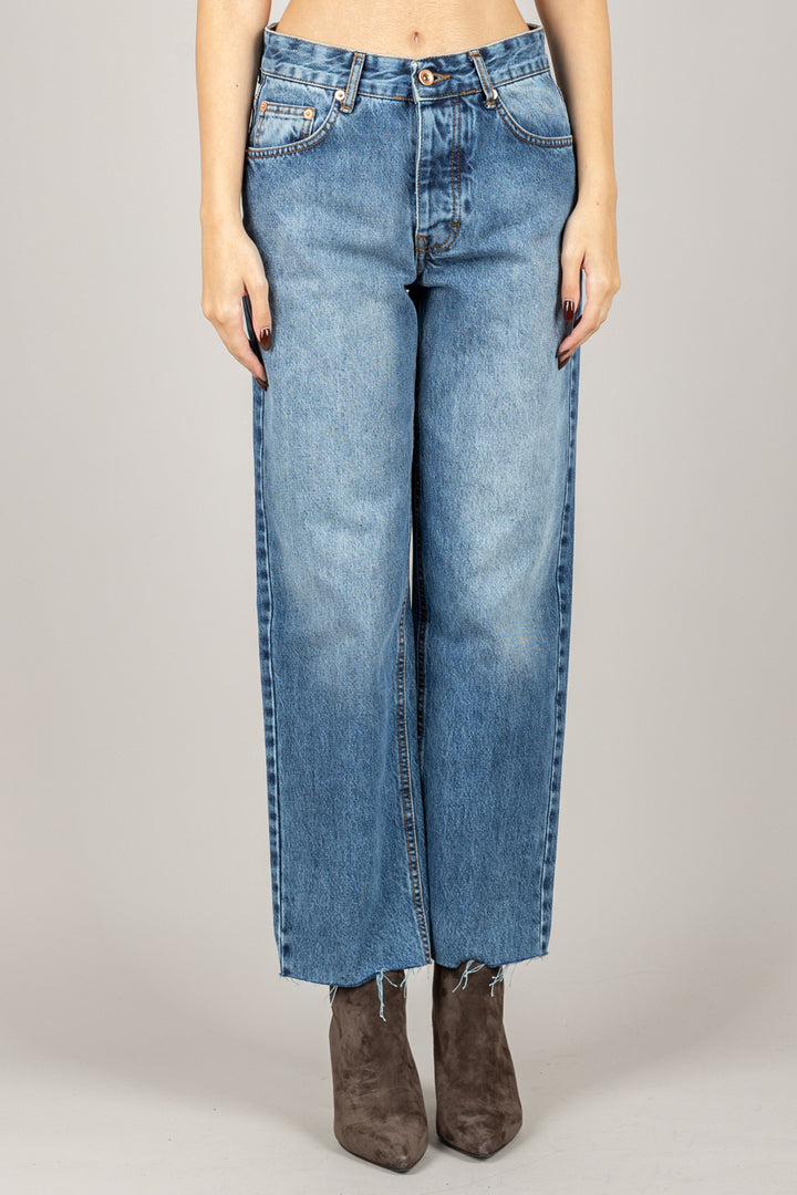 TENSIONE IN - CJ12701  - JEANS TAGLIO VIVO