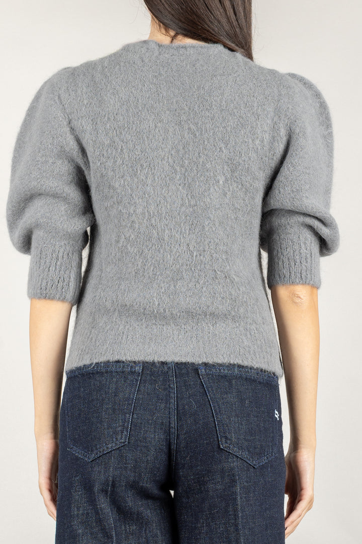 KONTATTO - 3M0873C - CARDIGAN IN MOHAIR MANICA PALLONCINO