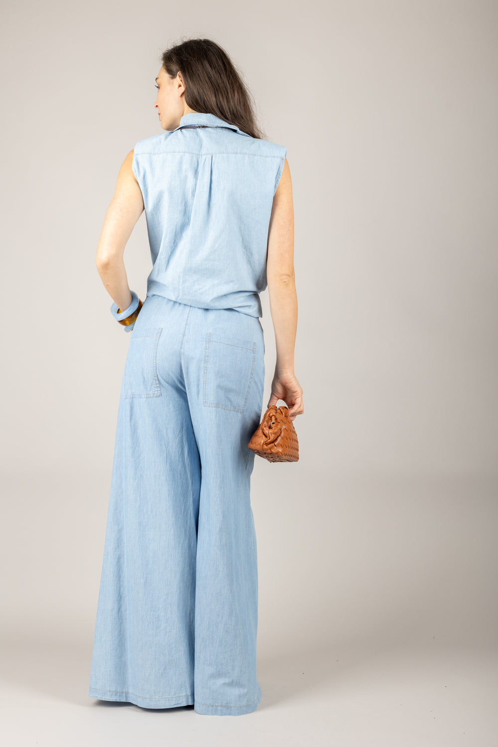 DIXIE - C773W191 - CAMICIA SMANICATA CON COLLANA