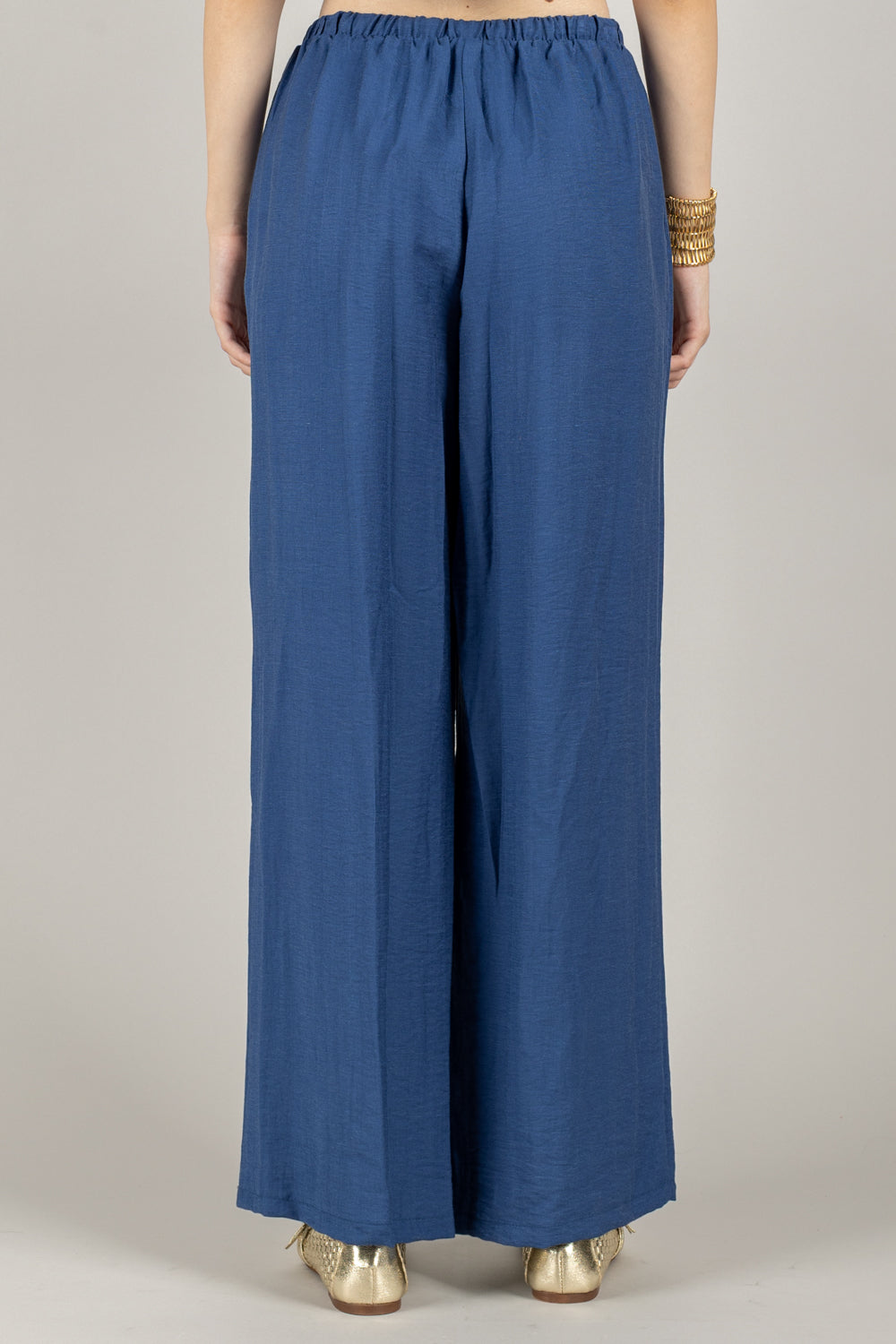 TENSIONE IN - 25P7926 - PANTALONE FLUIDO CON COULISSE