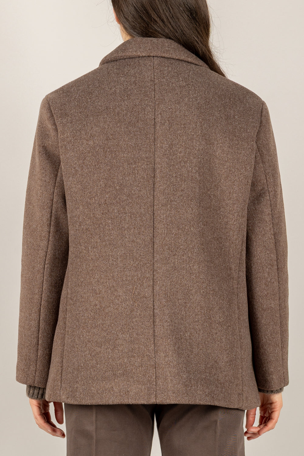 VICOLO - TF2012 - GIACCA CAPPOTTO OVER CON SPILLE