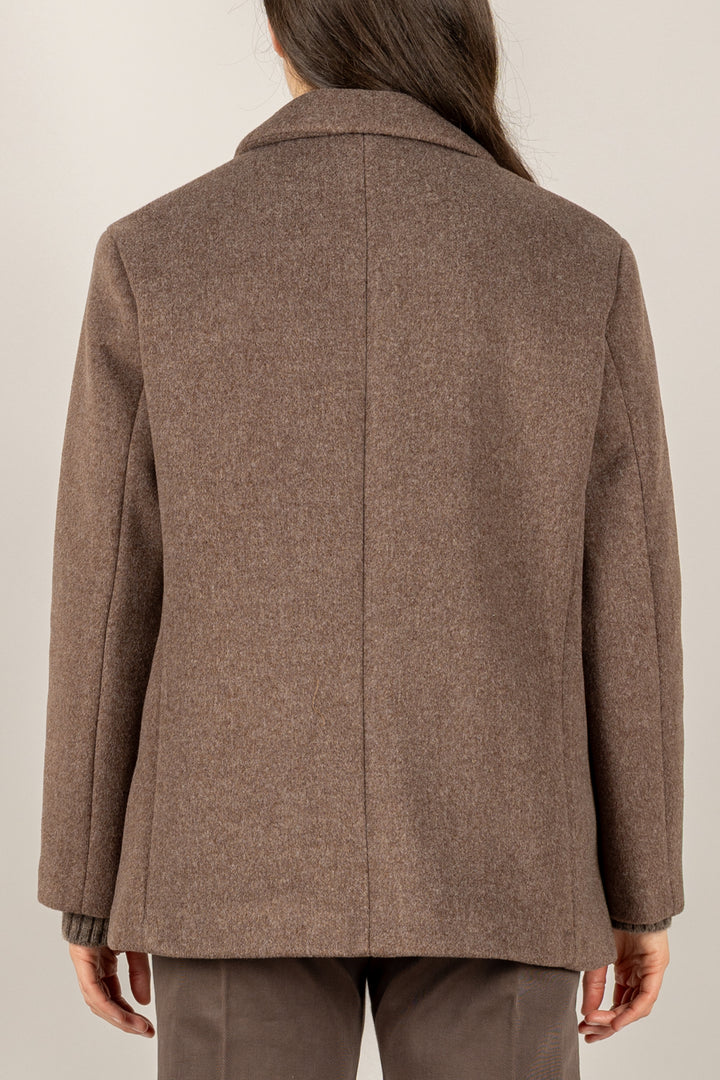 VICOLO - TF2012 - GIACCA CAPPOTTO OVER CON SPILLE