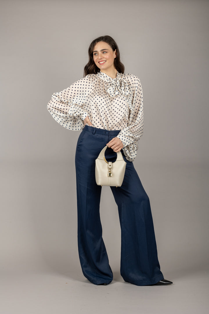 VICOLO - TD1545 - PANTALONE A PALAZZO