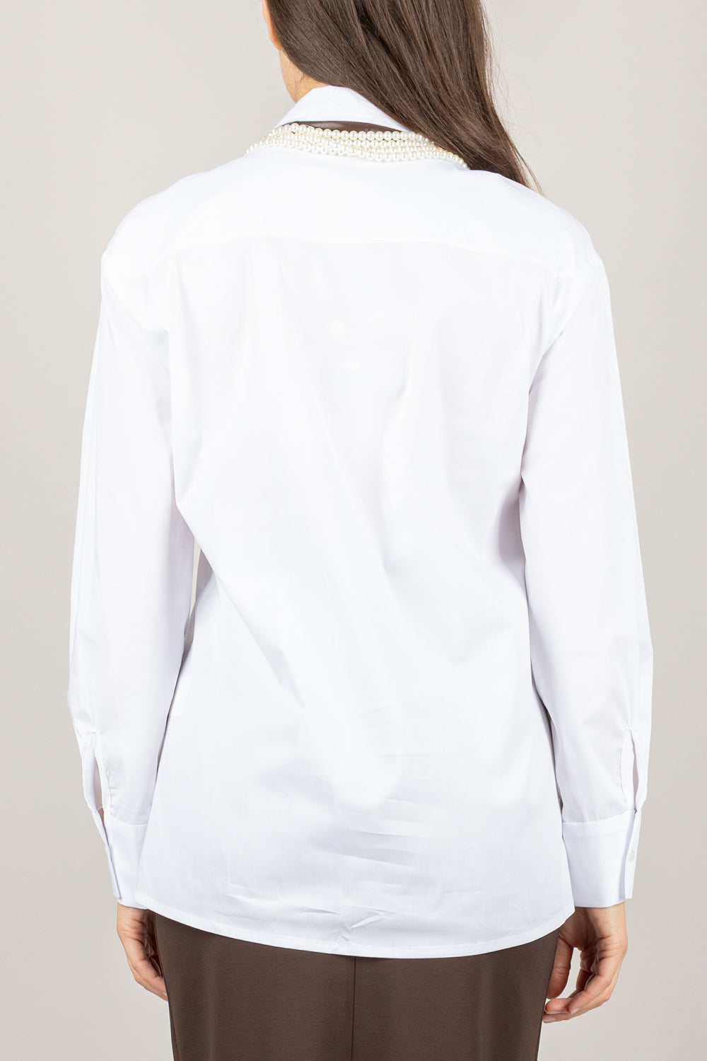 TENSIONE IN - 26C1318 - CAMICIA CON CRAVATTA E COLLANA