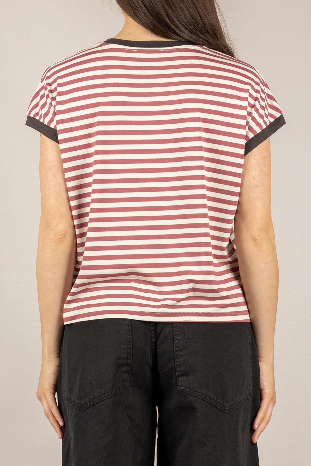 DIXIE - T262A153 - T-SHIRT A RIGHE MOSTO