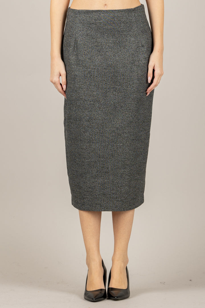 TENSIONE IN - W25G885 - GONNA A MATITA CON SPACCO POSTERIORE