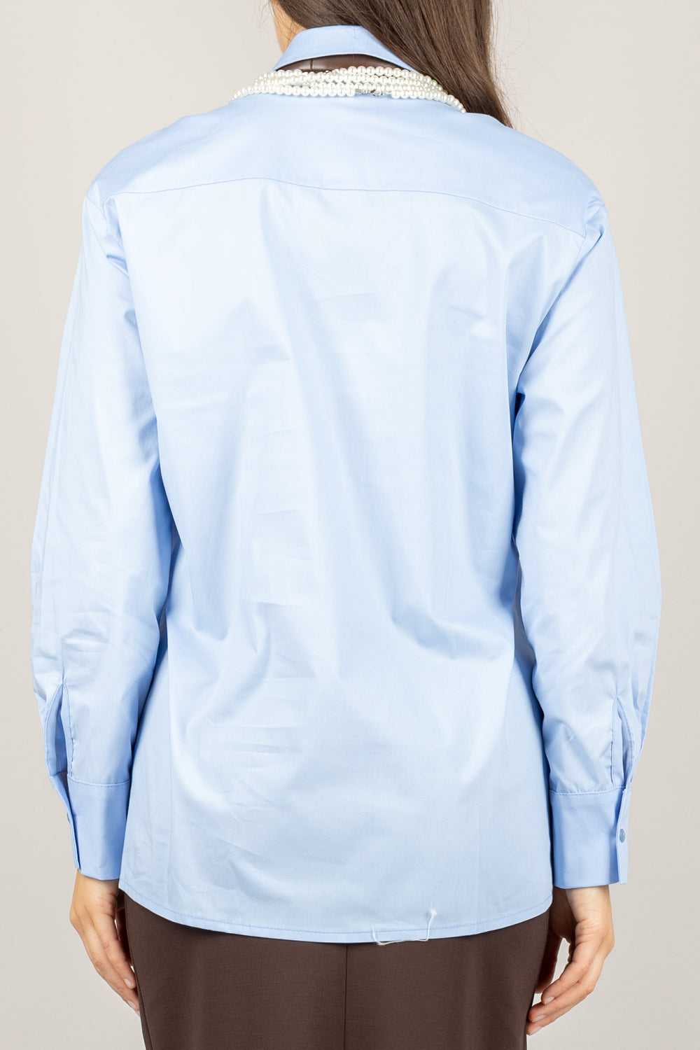 TENSIONE IN - 26C1318 - CAMICIA CON CRAVATTA E COLLANA