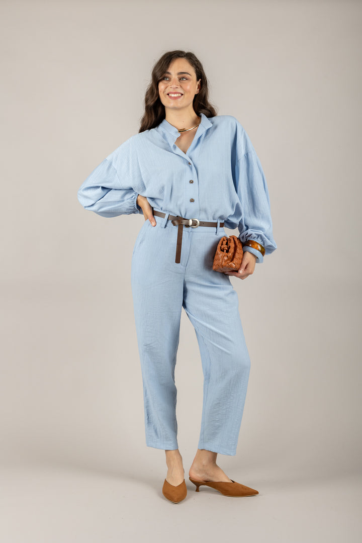 TENSIONE IN - 25C7640 - CAMICIA GOFFRATA