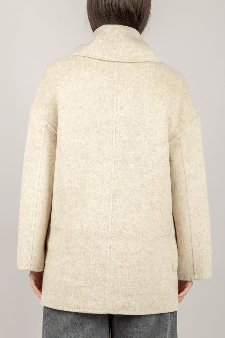 VICOLO - TF0025 - CAPPOTTO BOTTONE DECENTRATO SFRANGIATO