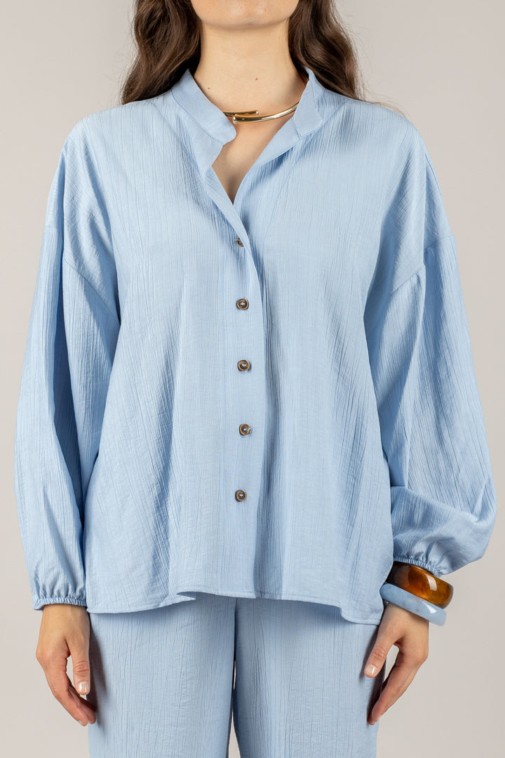 TENSIONE IN - 25C7640 - CAMICIA GOFFRATA