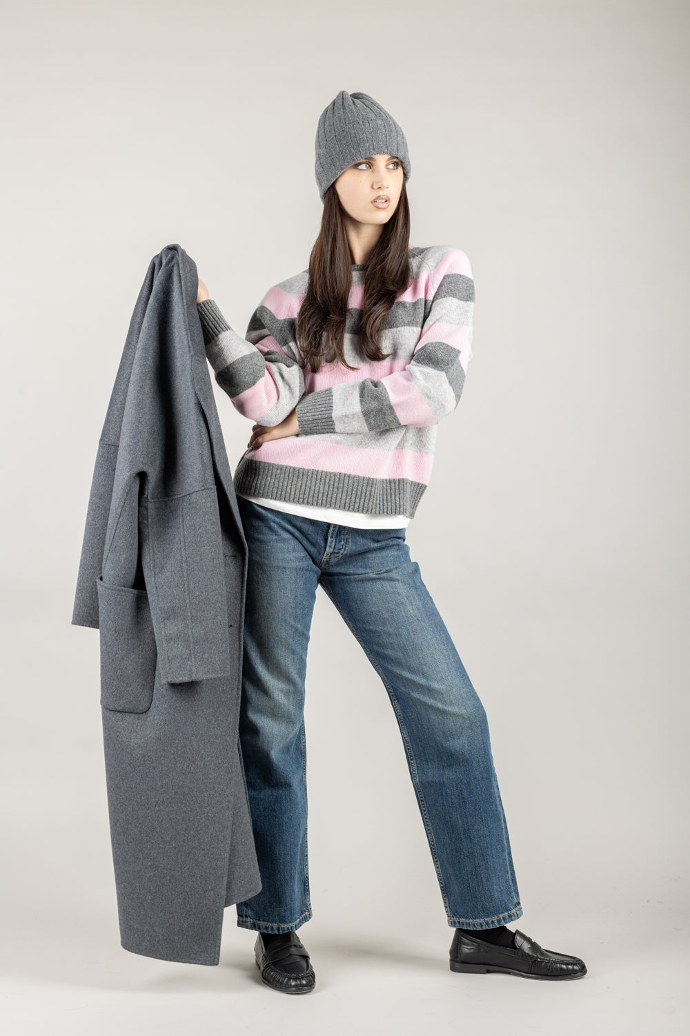 TENSIONE IN - 810 - MAGLIA A RIGHE MULTICOLOR