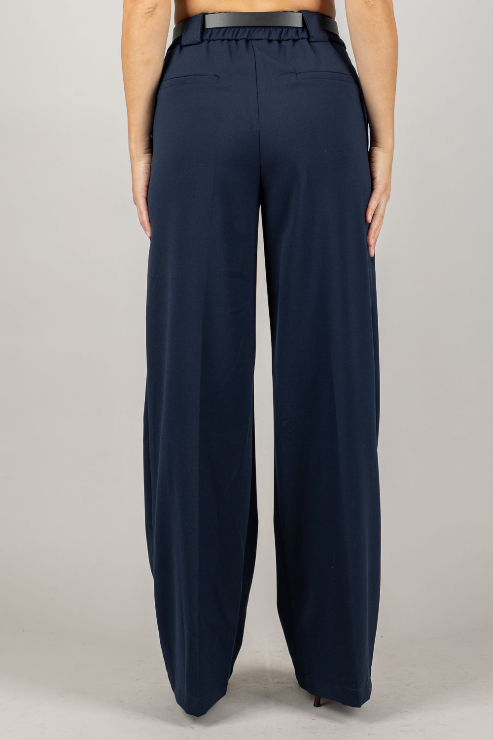 TENSIONE IN - 26P1046 - PANTALONE GAMBA DRITTA CON CINTURA