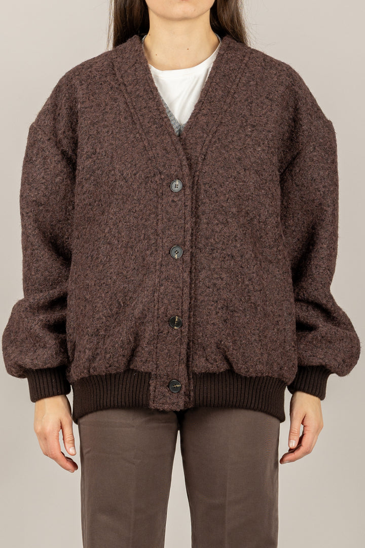 TENSIONE IN - 26B1601 - GIACCA BOMBER SCOLLO A V