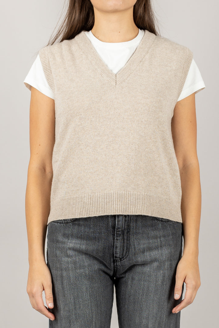 TENSIONE IN - D80968 - GILET SCOLLO A V