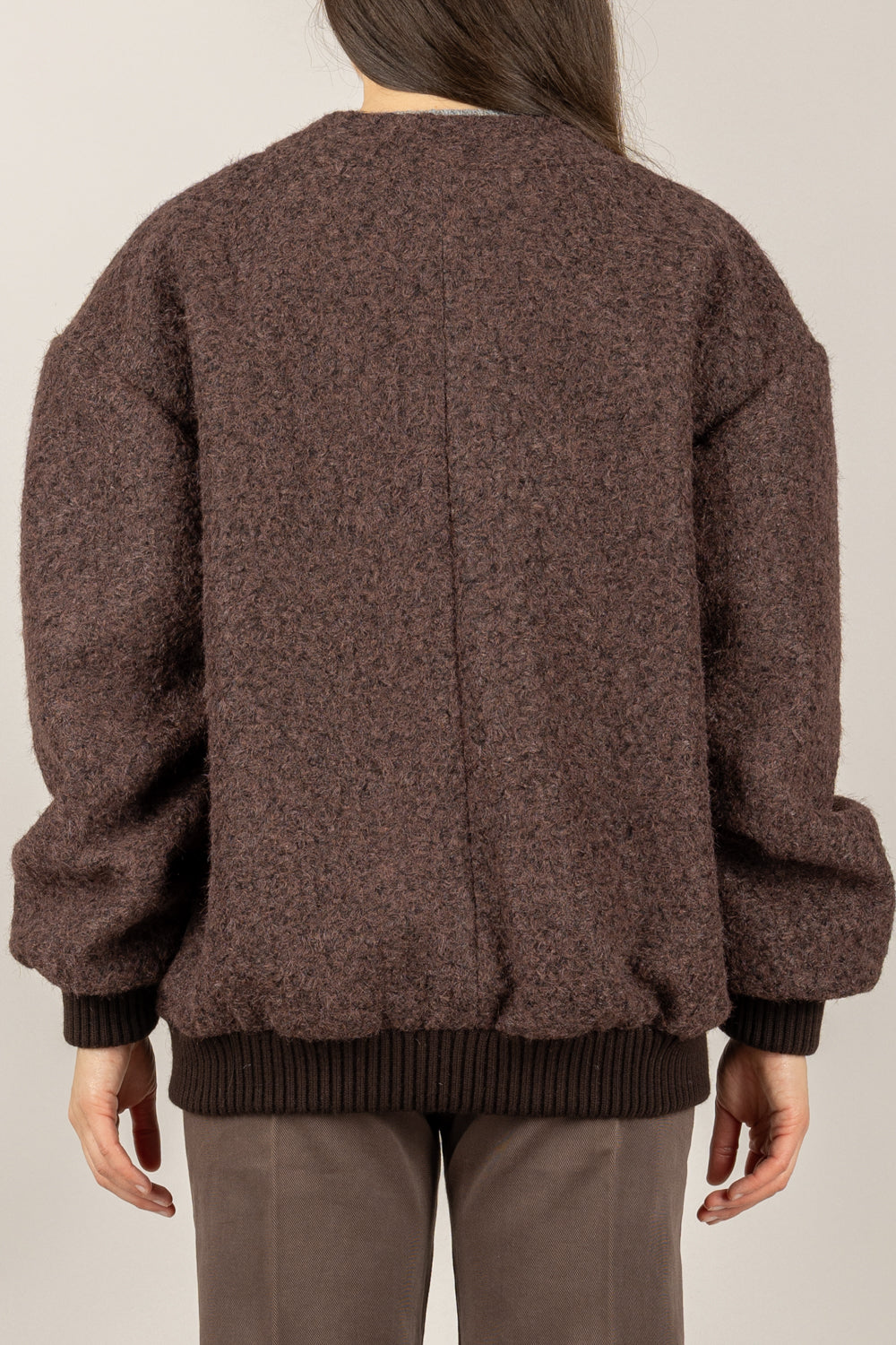 TENSIONE IN - 26B1601 - GIACCA BOMBER SCOLLO A V